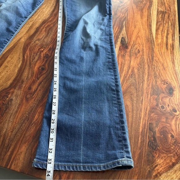 7 For All Mankind Light Wash easy Boot Jeans size 27 white label - Picture 10 of 11